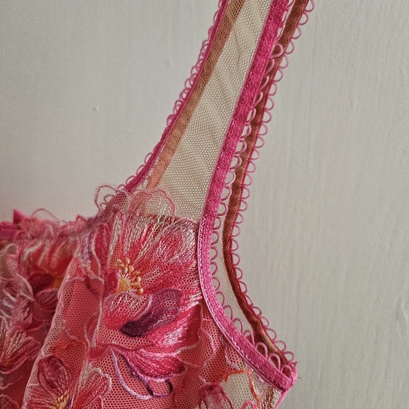 NWT For Love & Lemons Hibiscus Embroidery Bustier - Picture 5 of 7
